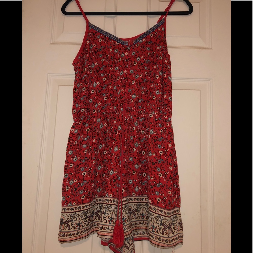 Floral print romper